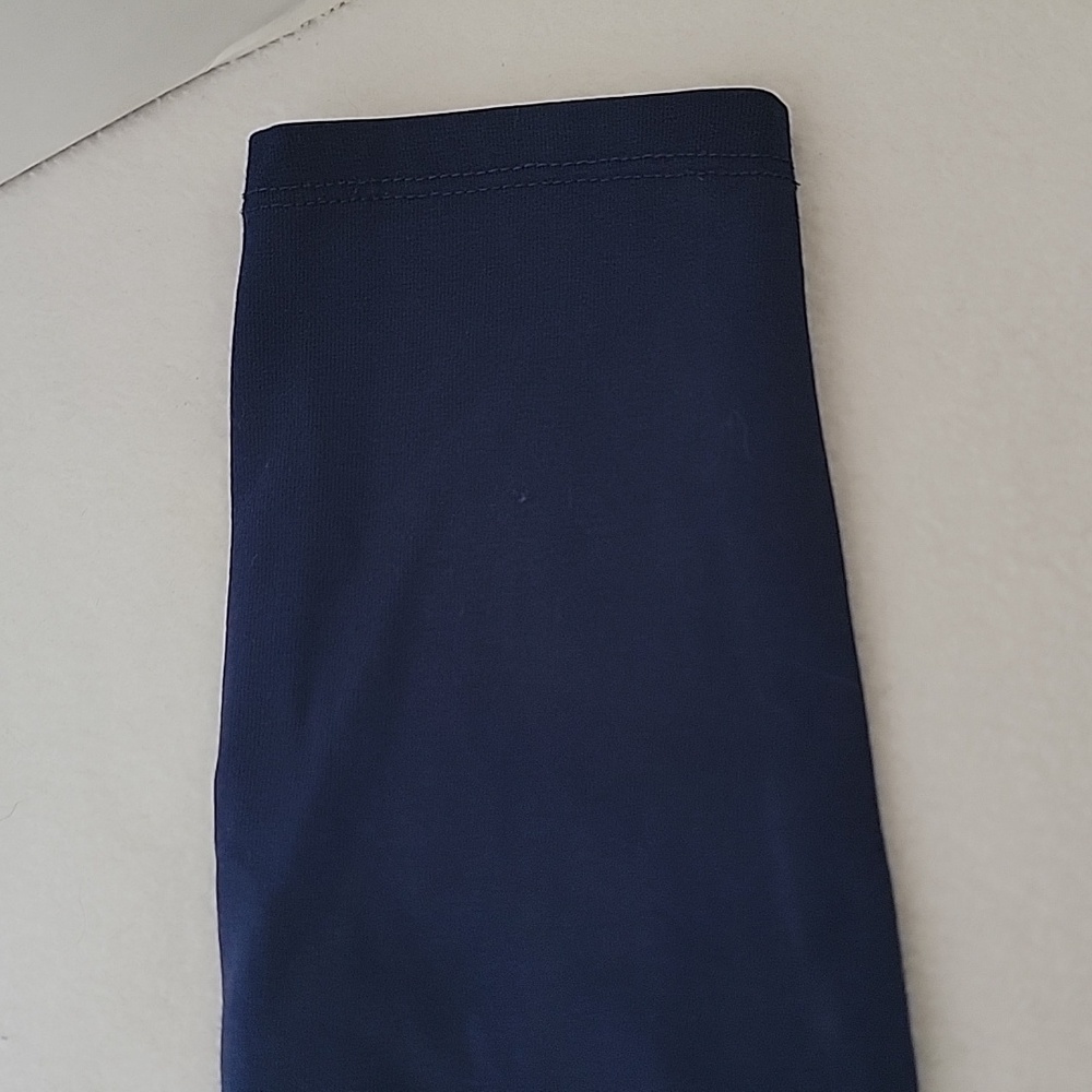 Lands' End Women's Blue W/ White Trim Long Sleeve Top,  MP/P - Picture 3 of 8